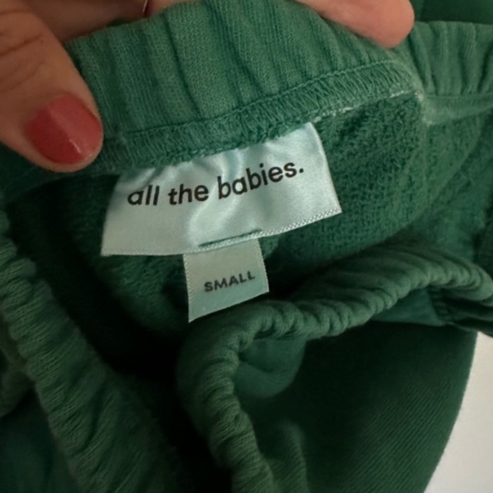 All the Babies Green SET Sweatshirt + Pants - Picture 4 of 8